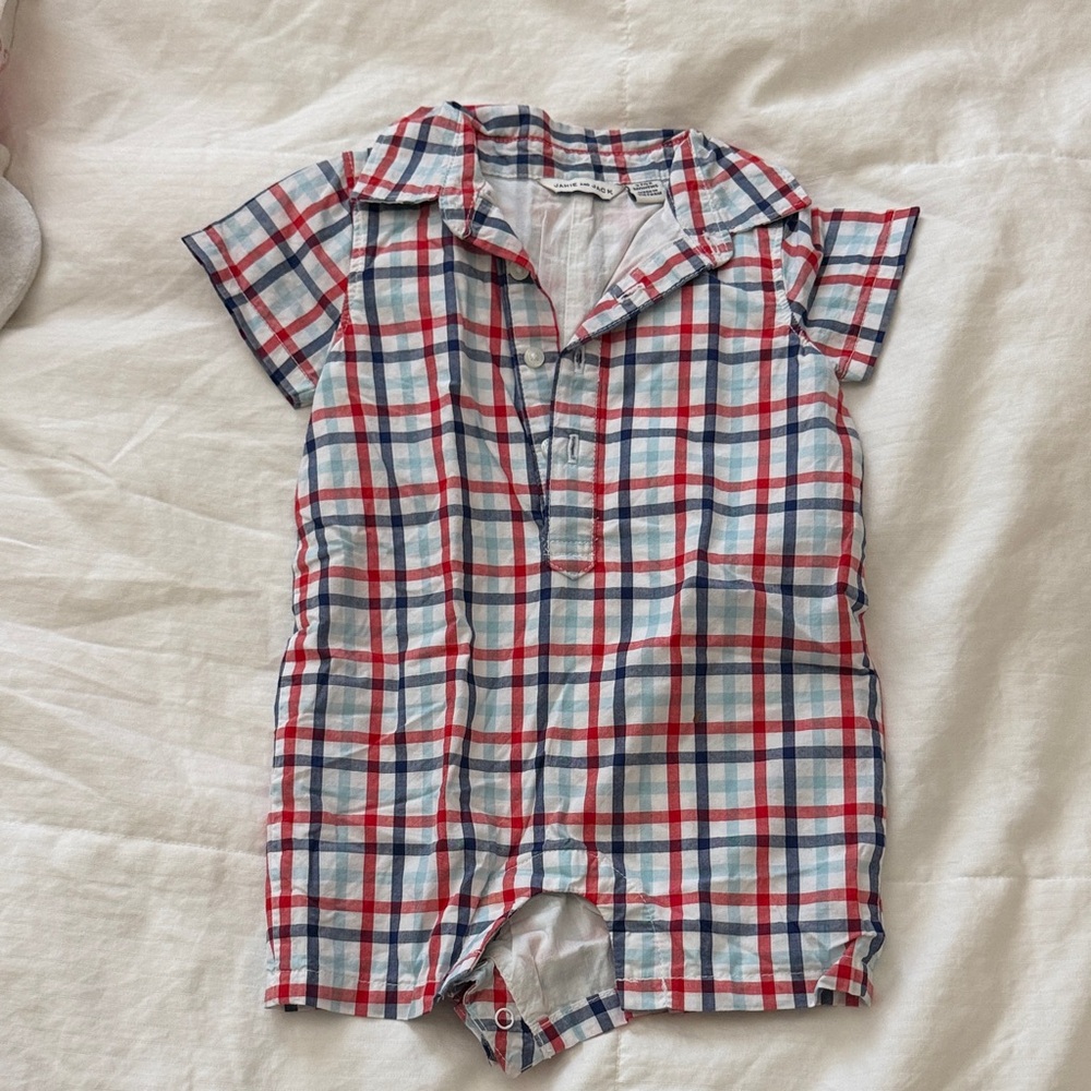 Janie and Jack Baby Boy one piece